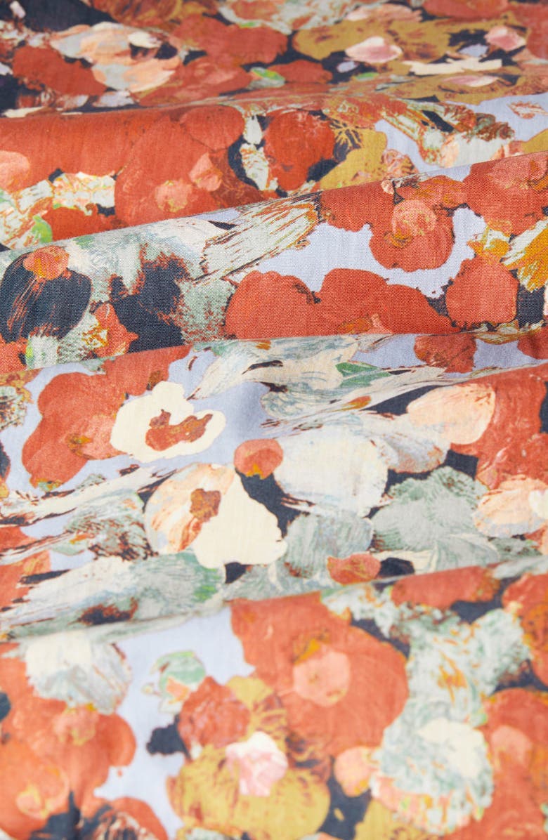 Wax London Didcot Monet Print Short Sleeve Cotton Button-Up Shirt, Alternate, color, 