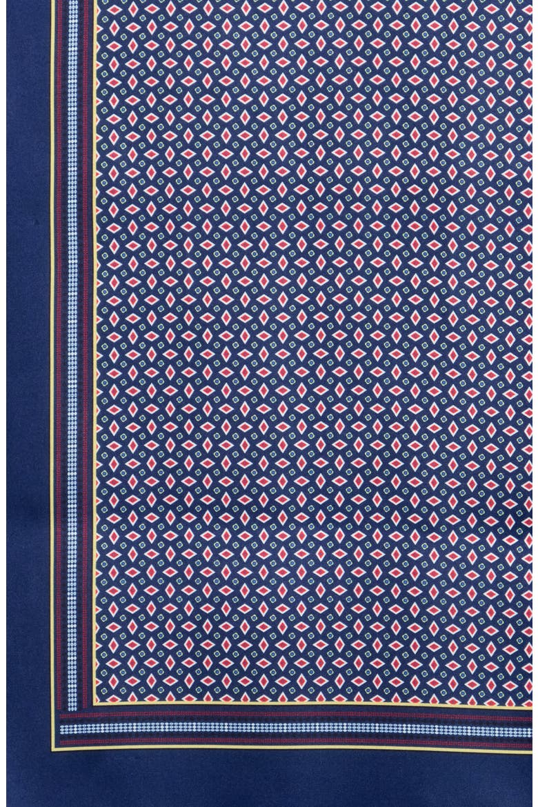 Diamond Foulard Scarf, Alternate, color, NAVY