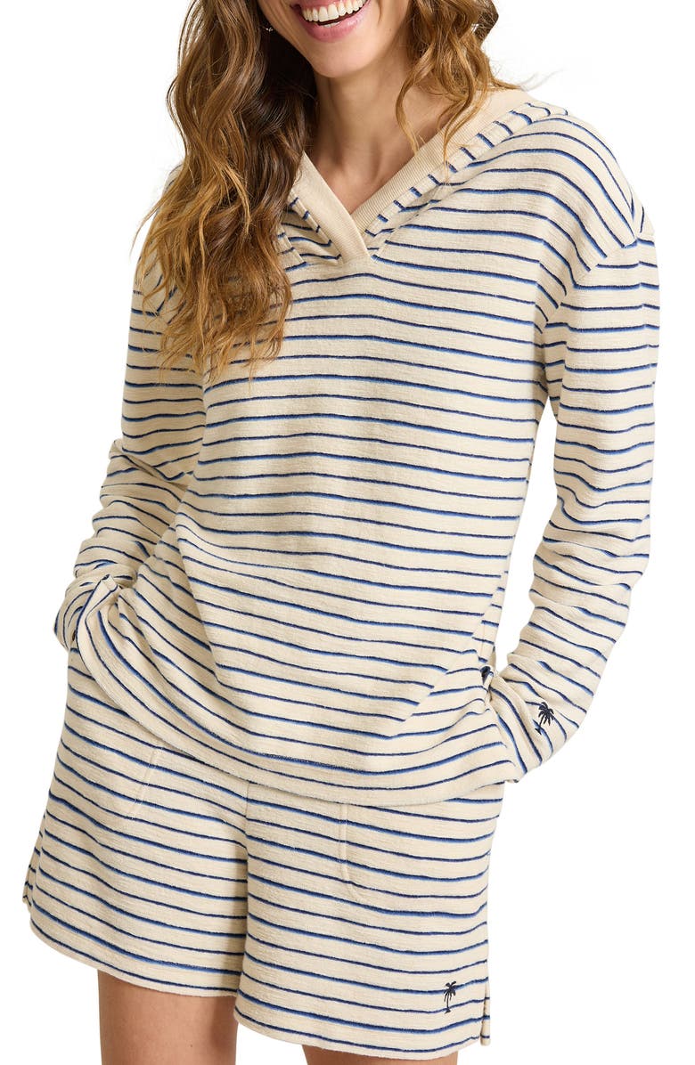 Tommy Bahama Pebble Bay Stripe Hoodie, Main, color, 