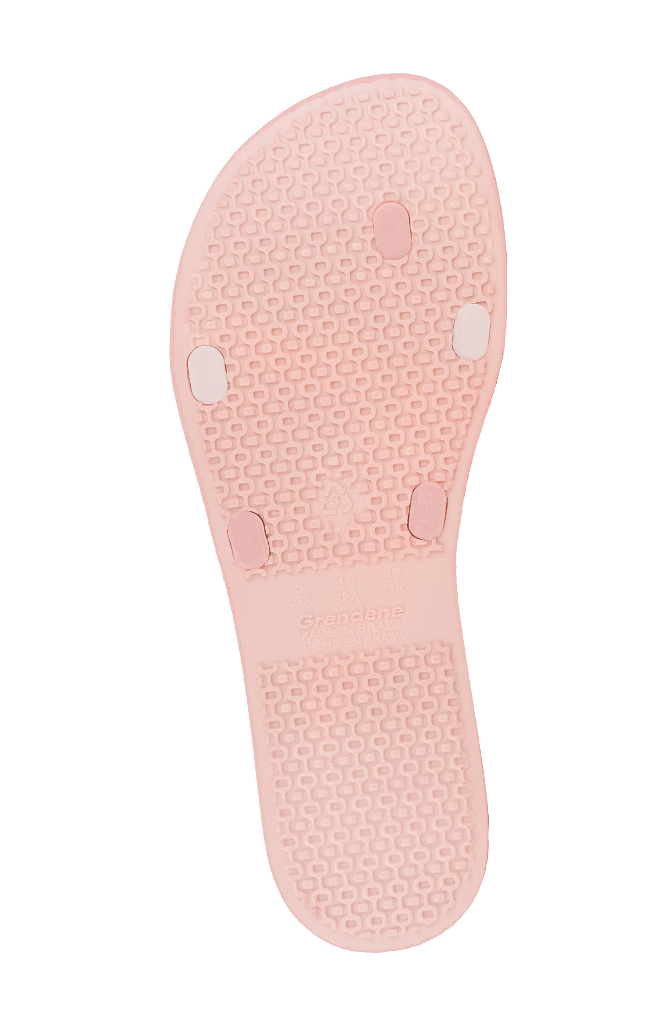 'Kirei Silk' Flip Flop, Alternate, color, PINK/ PINK