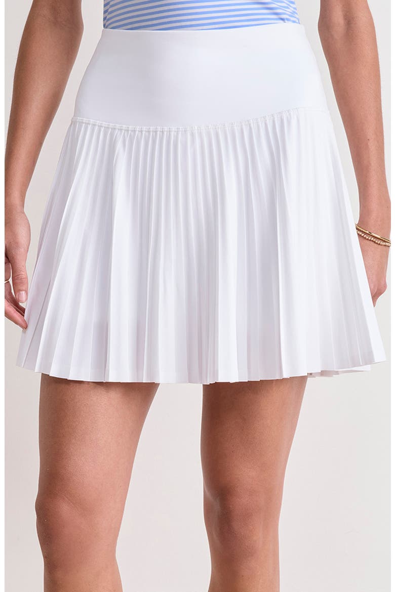 Pleated Skort, Alternate, color, WHITE CAP