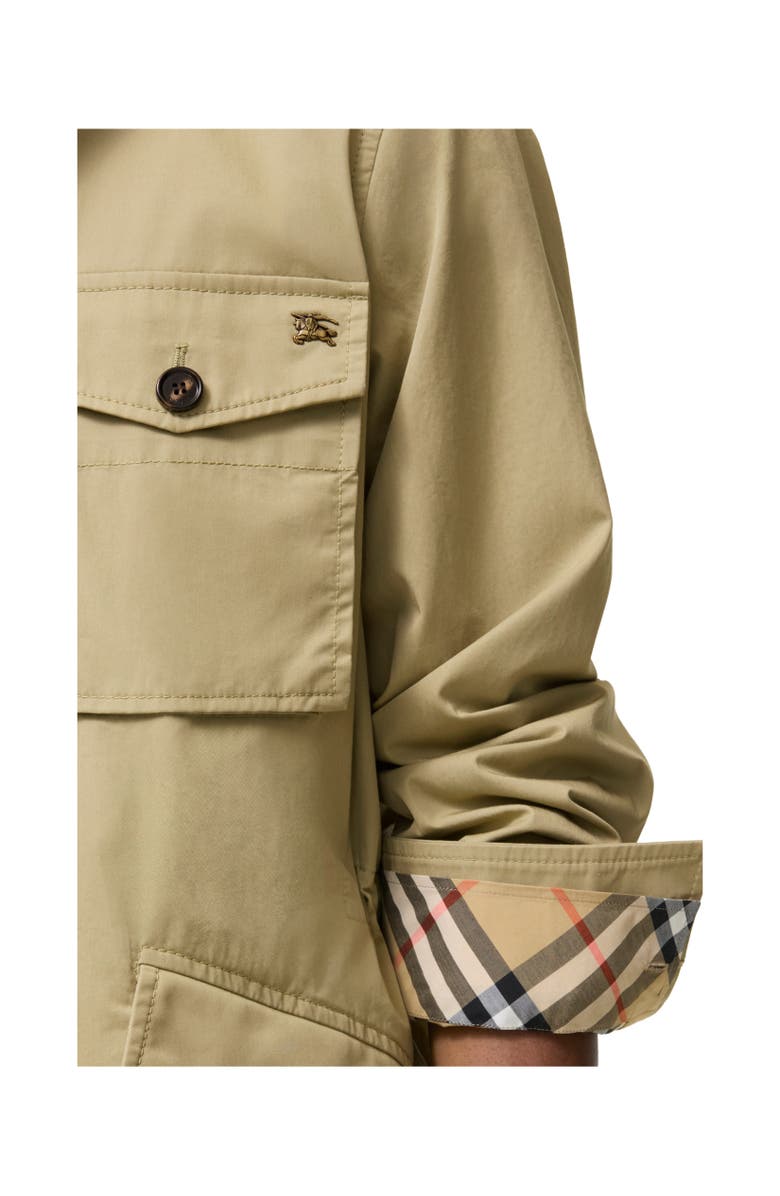 Burberry Nylon Jacket, Alternate, color, Sparrow Beige