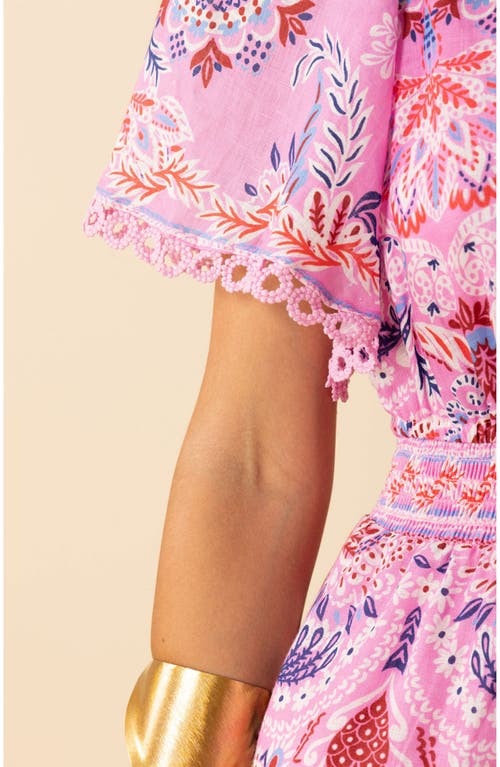 Hale Bob Katelyn Linen Maxi Dress