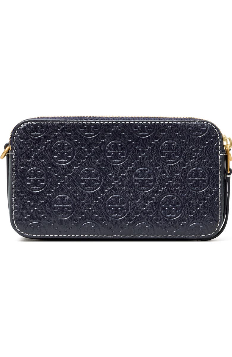 Tory Burch T Monogram Leather Double Zip Mini Bag, Alternate, color,