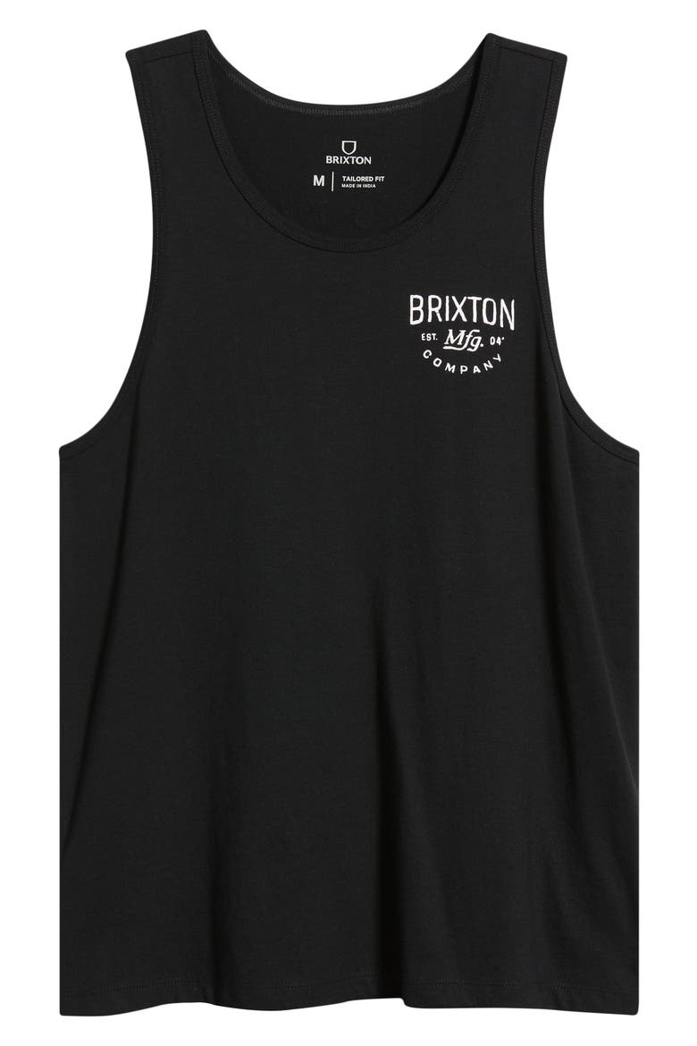 Fremont Logo Tank Top, Alternate, color, BLACK