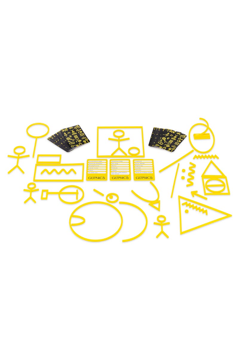 Big G Creative Glyphics Tabletop Game, Alternate, color, Multicolored