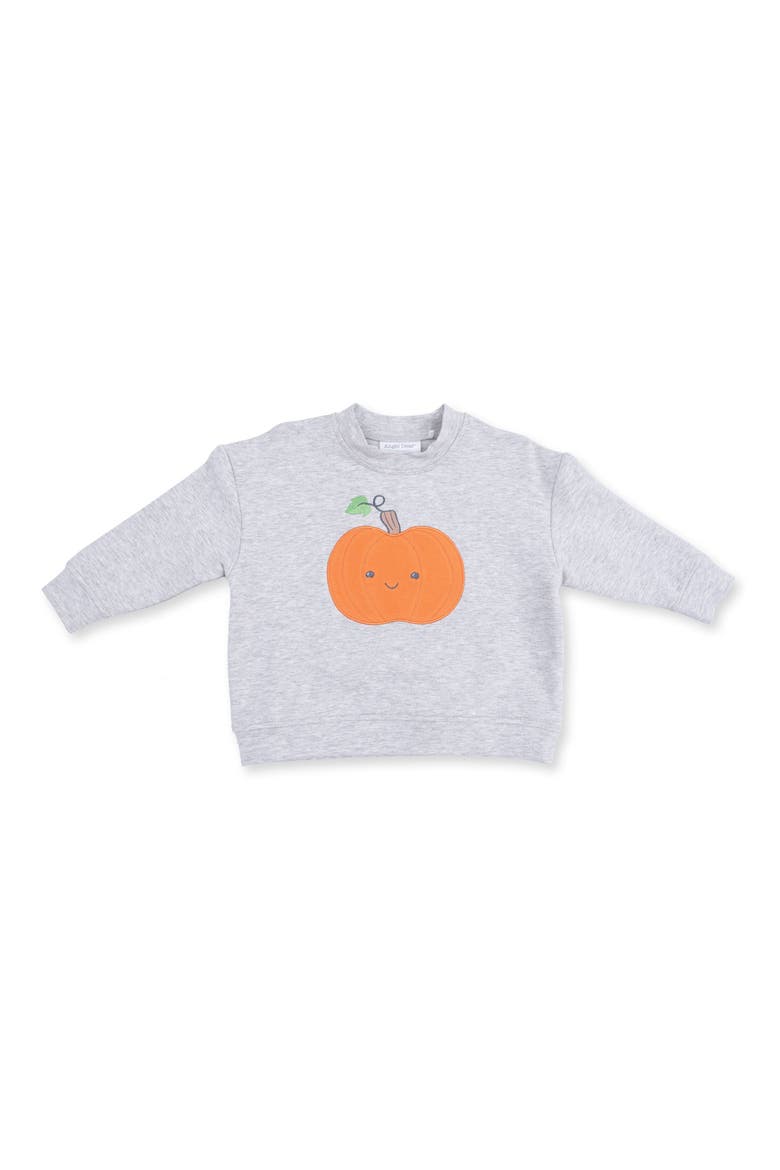 Kids' Pumpkins Drop Shoulder Sweatshirt, Main, color, GREY