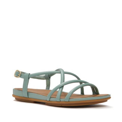 Gracie Leather Strappy Sandals