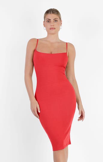 bodycon dress built in shapewear Ruffle-Trim Cut-Out Maxi Dress in Black - 8