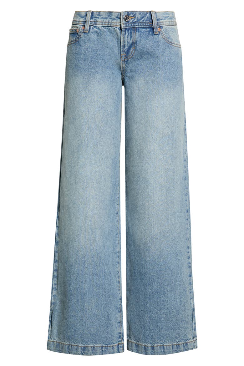 Kaia Ultimate Low Rise Baggy Jeans, Alternate, color, MEDIUM INDIGO