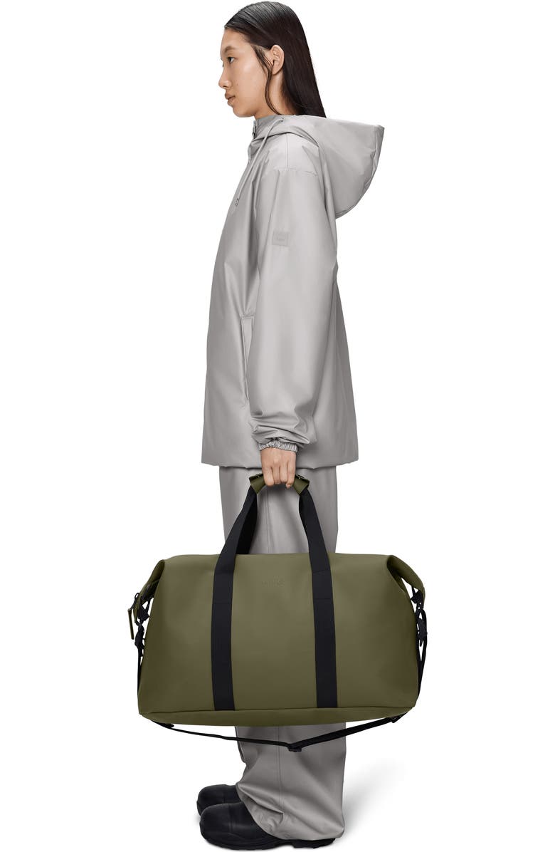 Rains Hilo Waterproof Weekend Bag, Alternate, color, Marsh