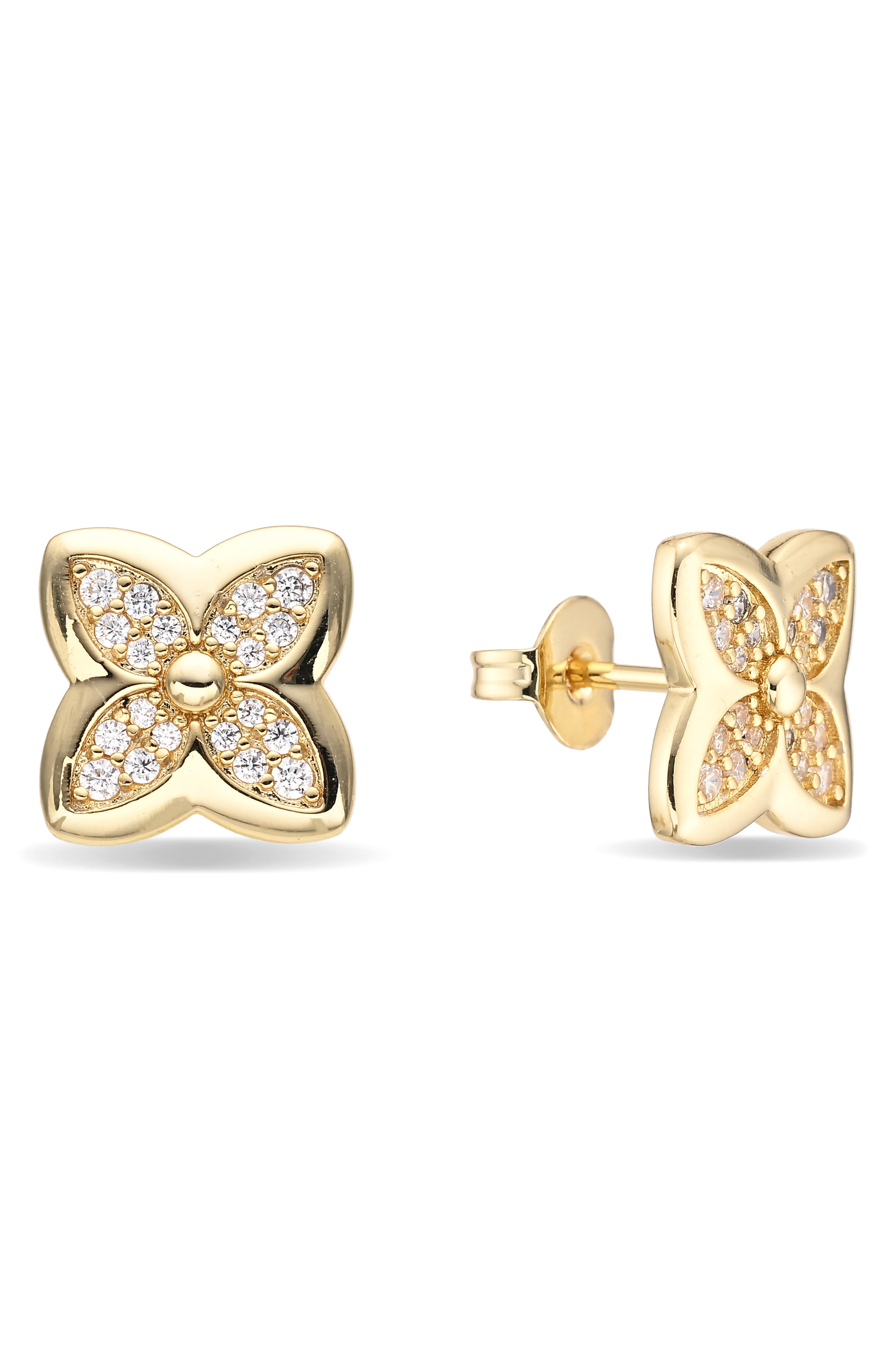 Monica Floral Stud Earrings