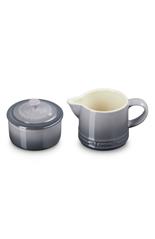 Le Creuset Stoneware Cream & Sugar Set In Oyster