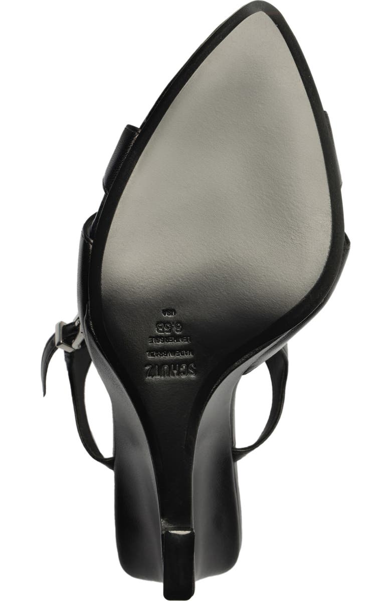 Schutz Maxine Ankle Strap Wedge Sanda, Alternate, color, Black