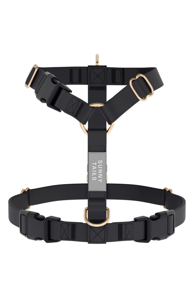 SUNNY TAILS Cloud Lite Waterproof Dog Harness, Alternate, color, Ember Black