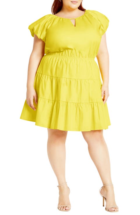 Alina Fit & Flare Minidress (Plus)