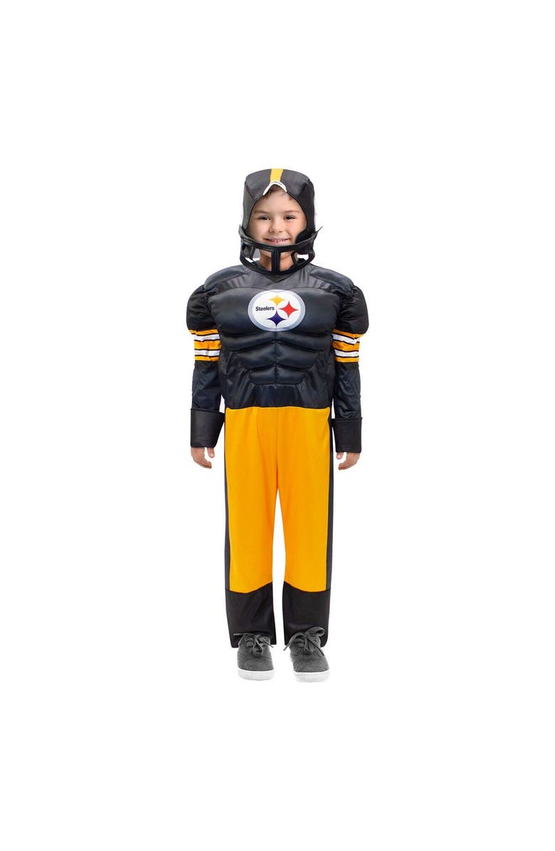 JERRY LEIGH Toddler Black Pittsburgh Steelers Game Day Costume, Main, color, 