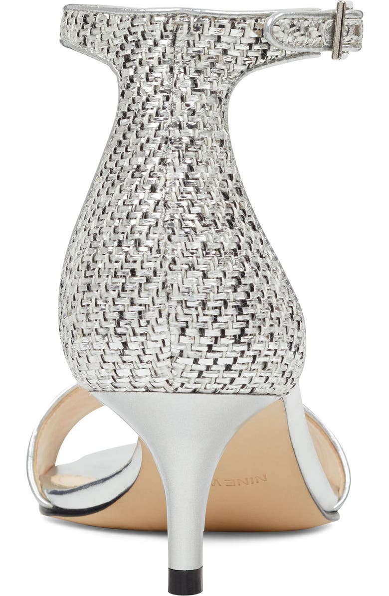 Nine West 'Leisa' Ankle Strap Sandal, Alternate, color,