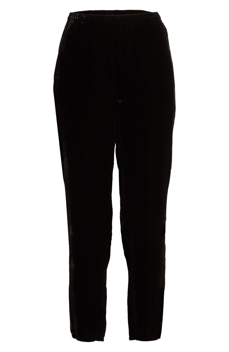 Eileen Fisher Velvet Tapered Ankle Pants, Alternate, color, 