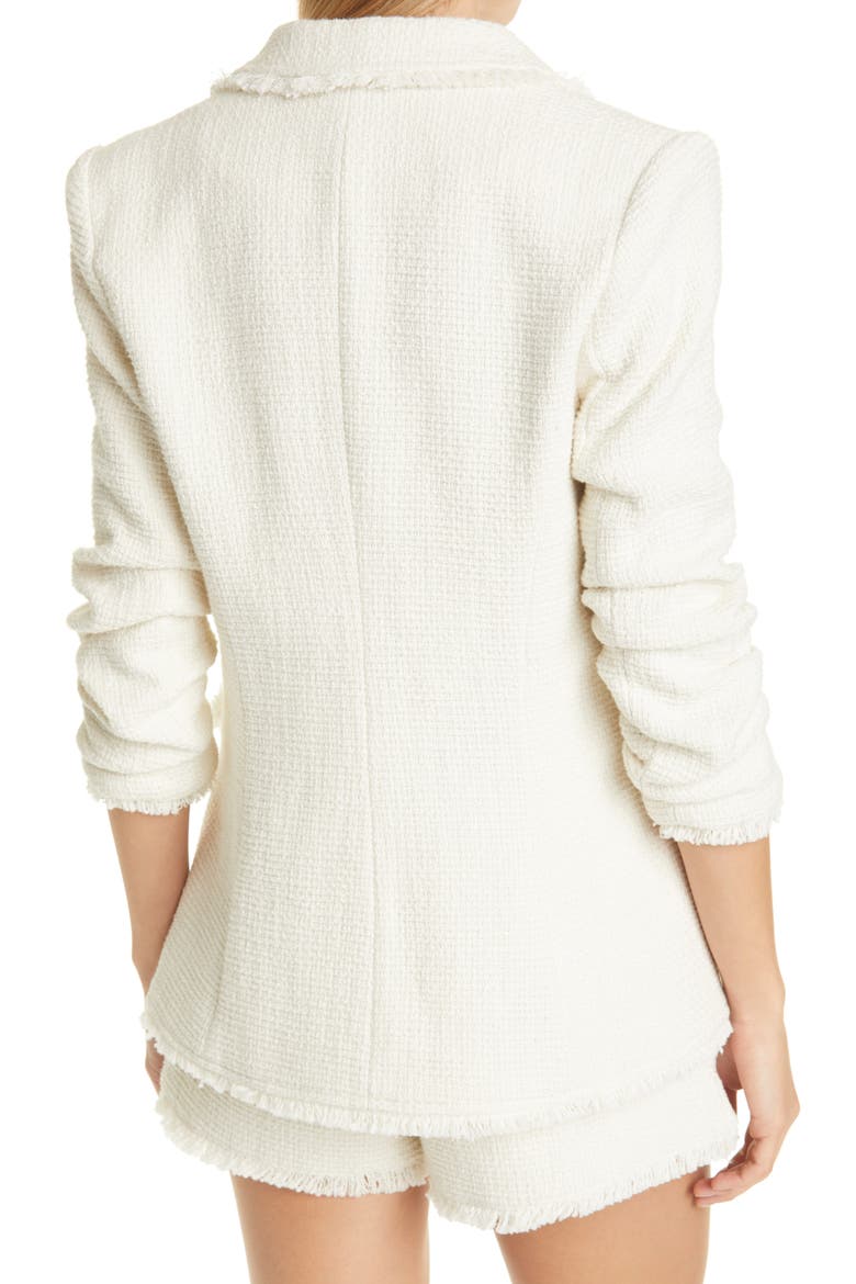 Khloe Bouclé Blazer, Alternate, color, GARDENIA
