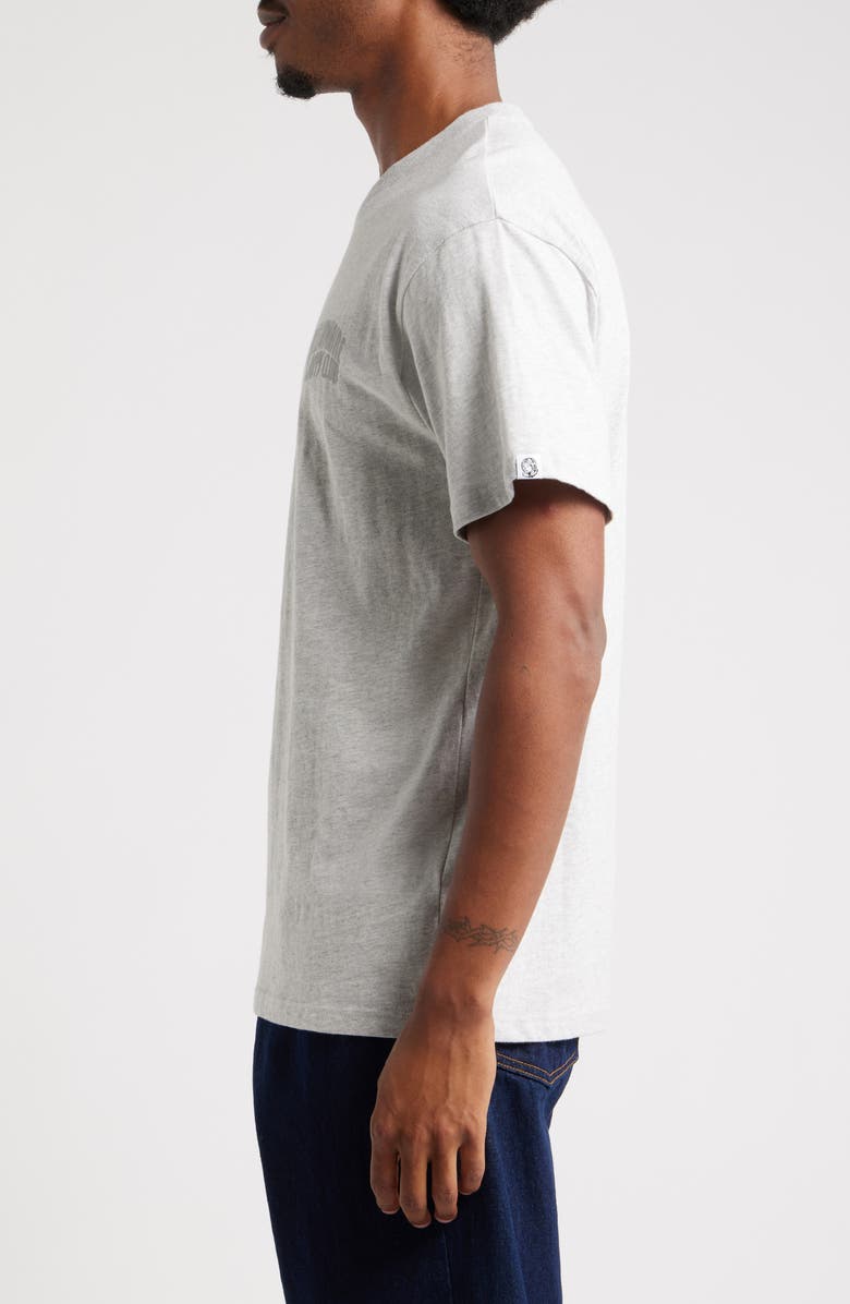 Billionaire Boys Club Small Curve Graphic T-Shirt, Alternate, color, Heather Grey
