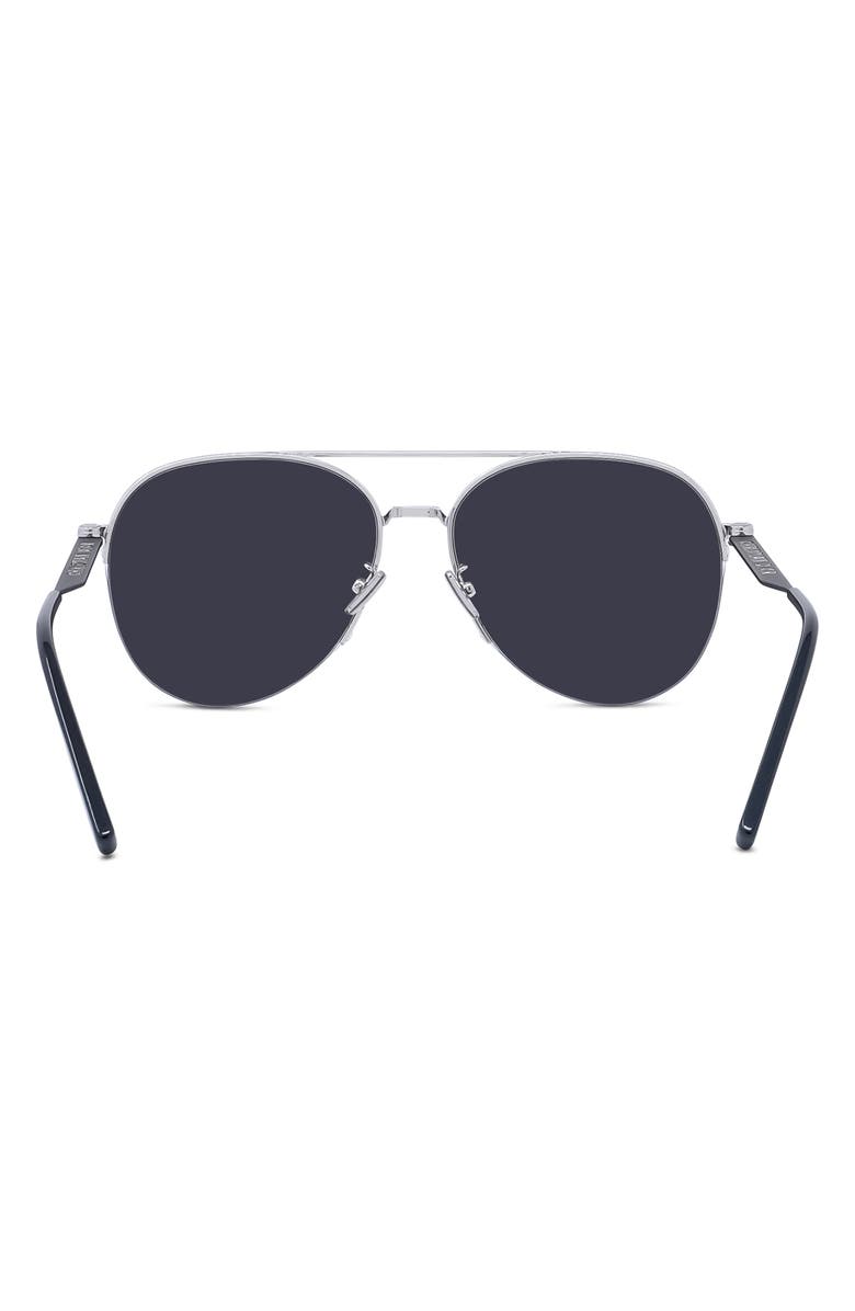 DIOR 180 59mm Aviator Sunglasses, Alternate, color, 