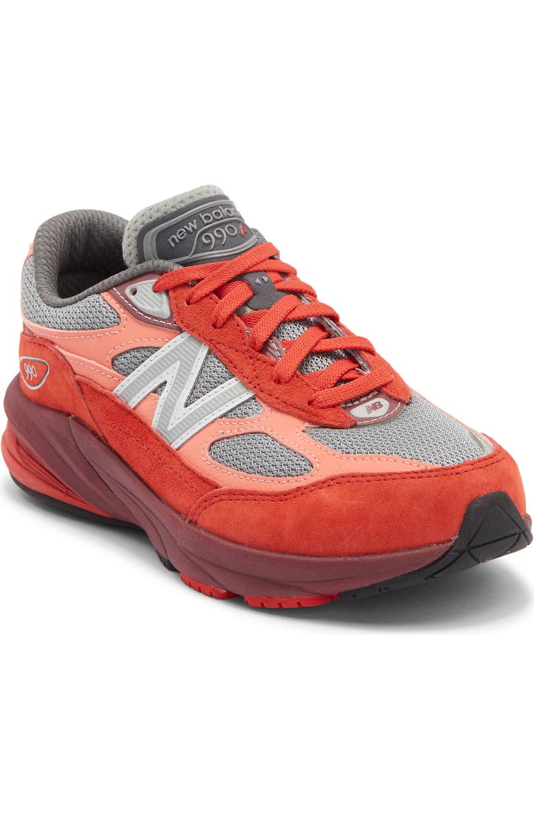 New Balance Gender Inclusive 990 Sneaker - Multiple Widths Available, Main, color, Red Alert/ Flare