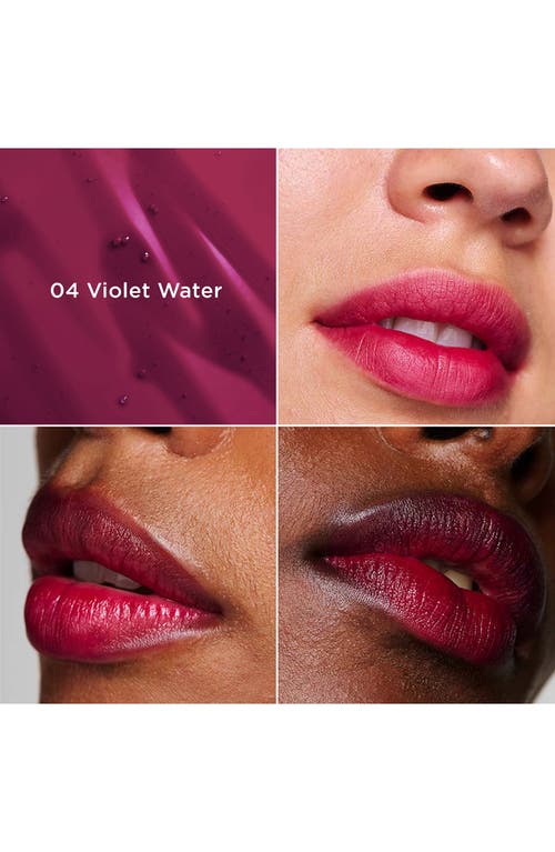 Clarins Hydrating Water Lip Stain Kiss-proof & Matte Finish In Violet Water