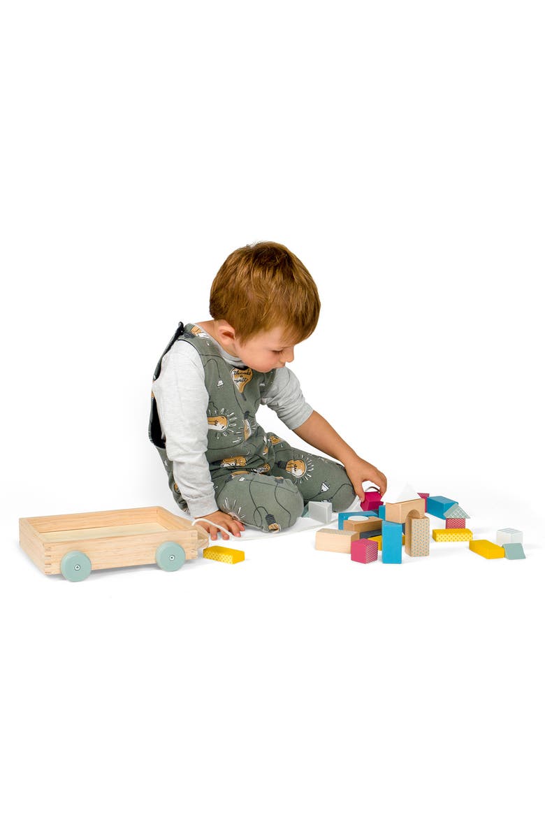 Bigjigs Toys FSC<sup>®</sup> Certified Brick Cart, Alternate, color, 