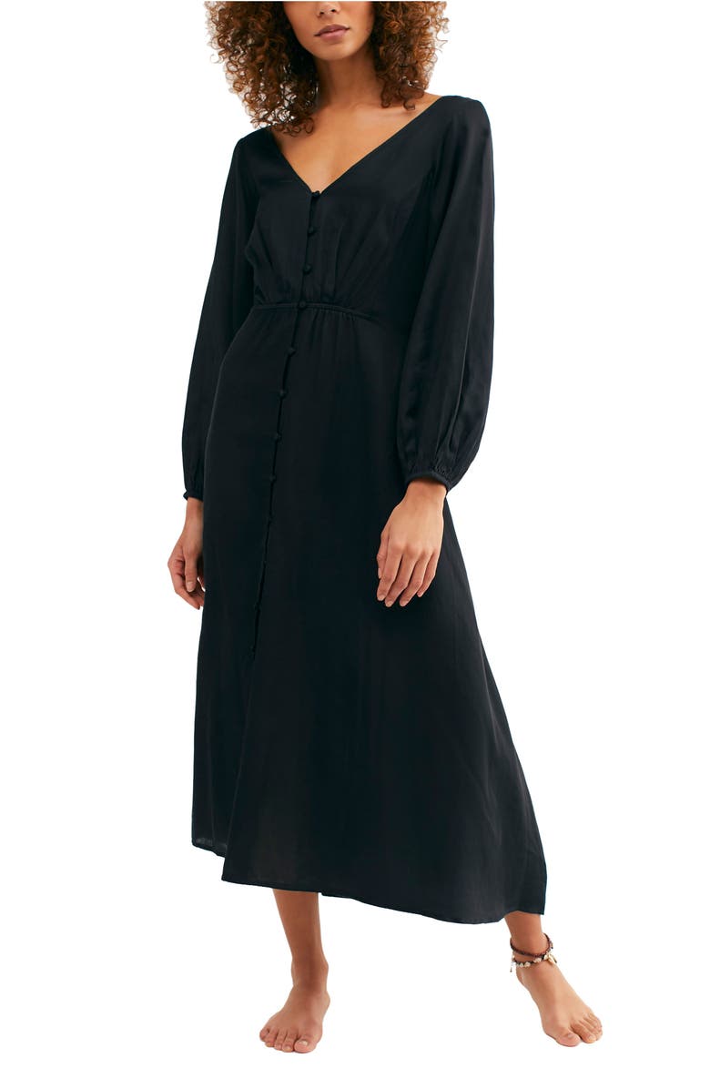 Free People Later Days Midi Dress, Main, color, 