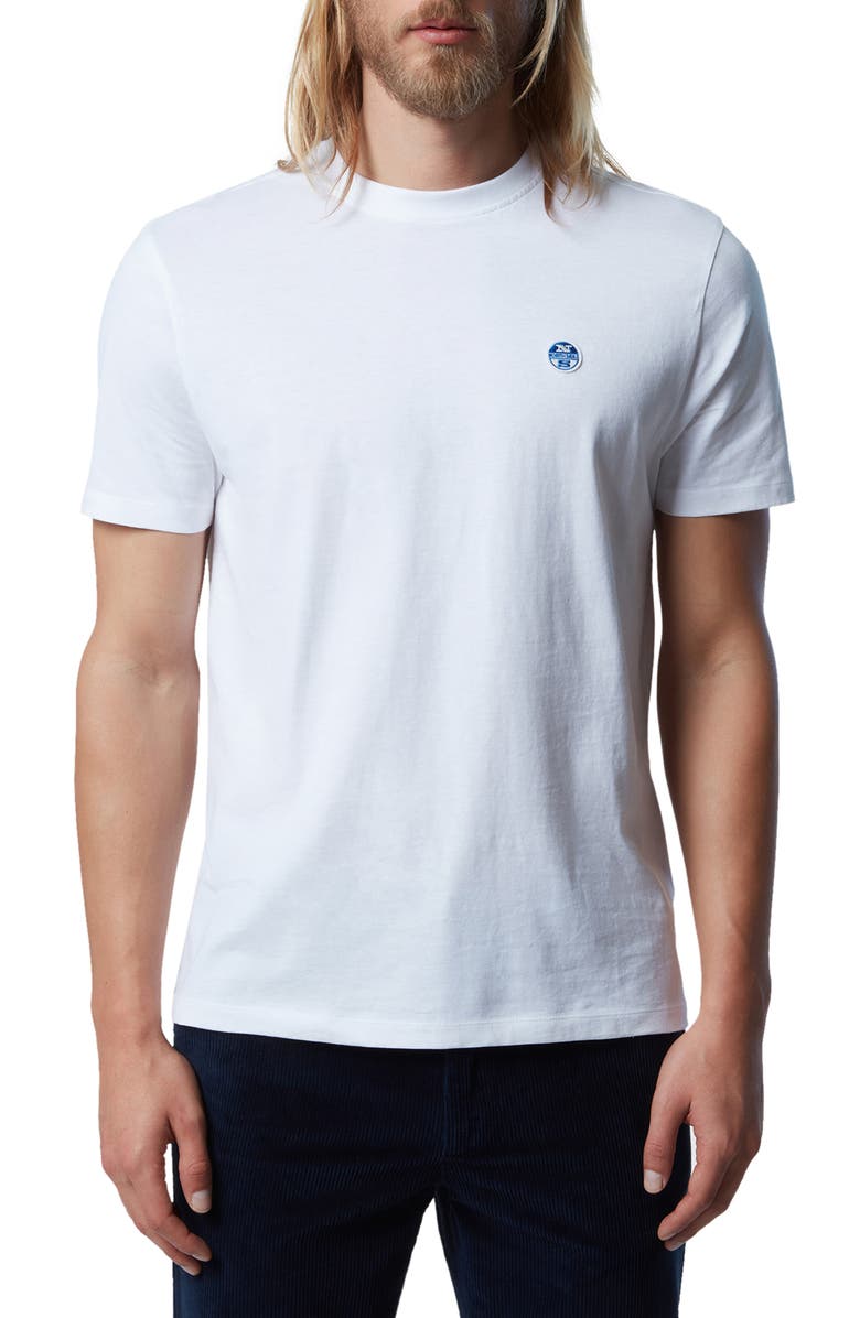 NORTH SAILS Logo Embroidered T-Shirt, Main, color,