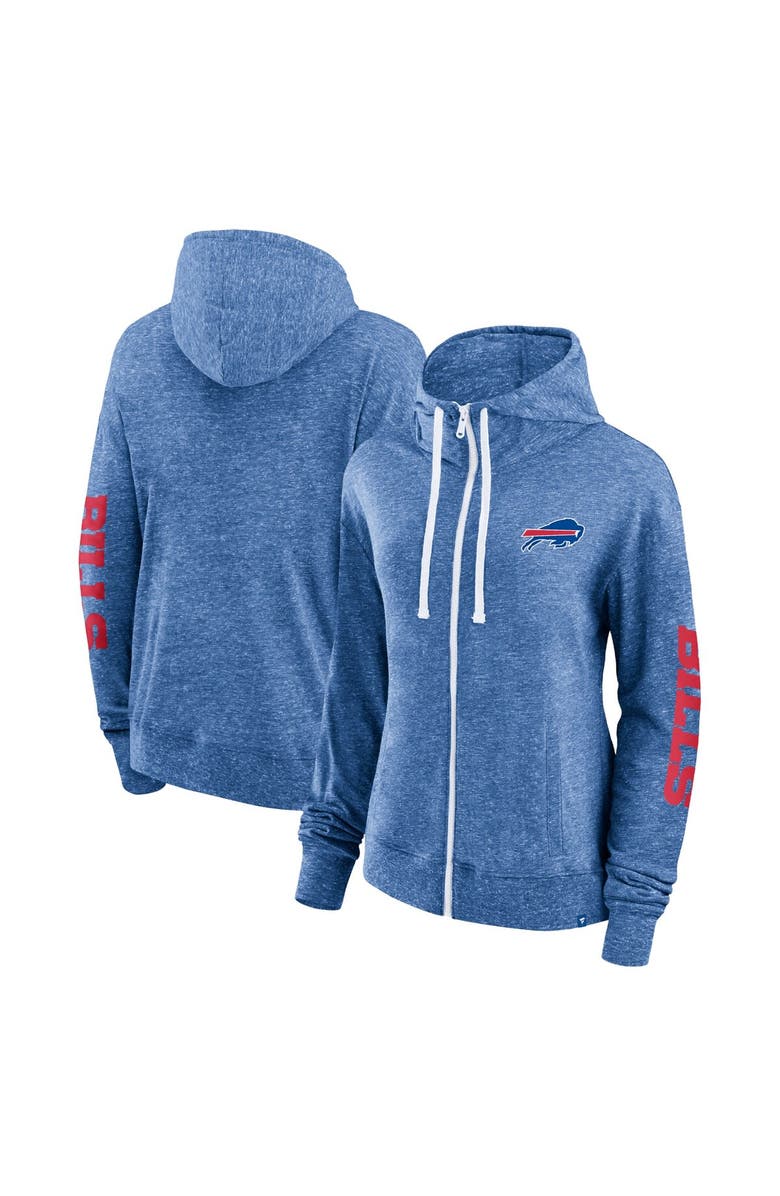FANATICS Women's Fanatics Branded Heather Royal Buffalo Bills Opening Coin Flip Lightweight Full-Zip Hoodie, Alternate, color, 