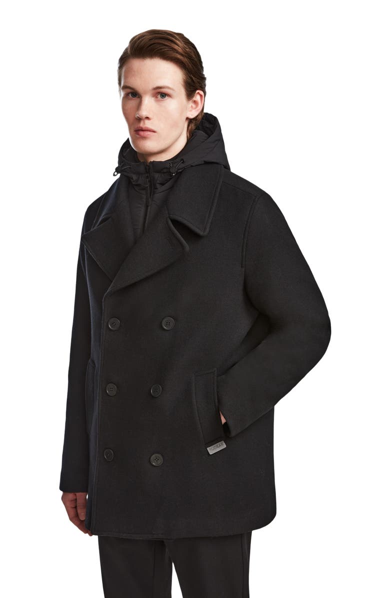 Rudsak ARTHUR MEN'S DOUBLE BREASTED PEACOAT, Main, color, 