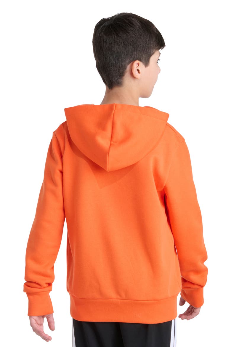 Kids' Big Logo Fleece Hoodie, Alternate, color, DARK ORANGE