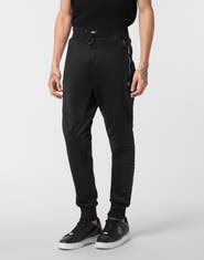 PHILIPP PLEIN Tracksuit Pants Biker Cut Men