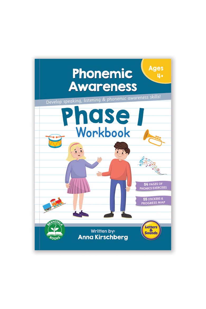 Phase 1 Phonemic Awareness Workbookspeaking & Listening Skills, Main, color, Multicolored
