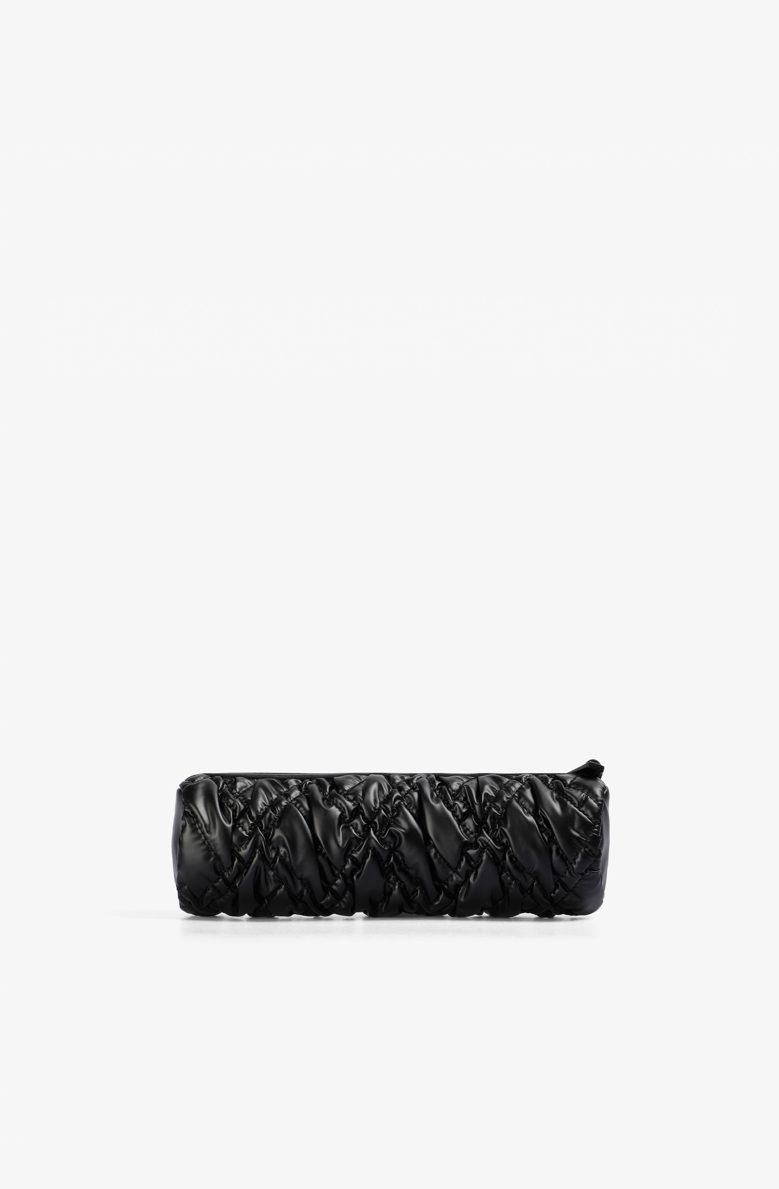 Nyquilted Pencil Case, Alternate, color, Black