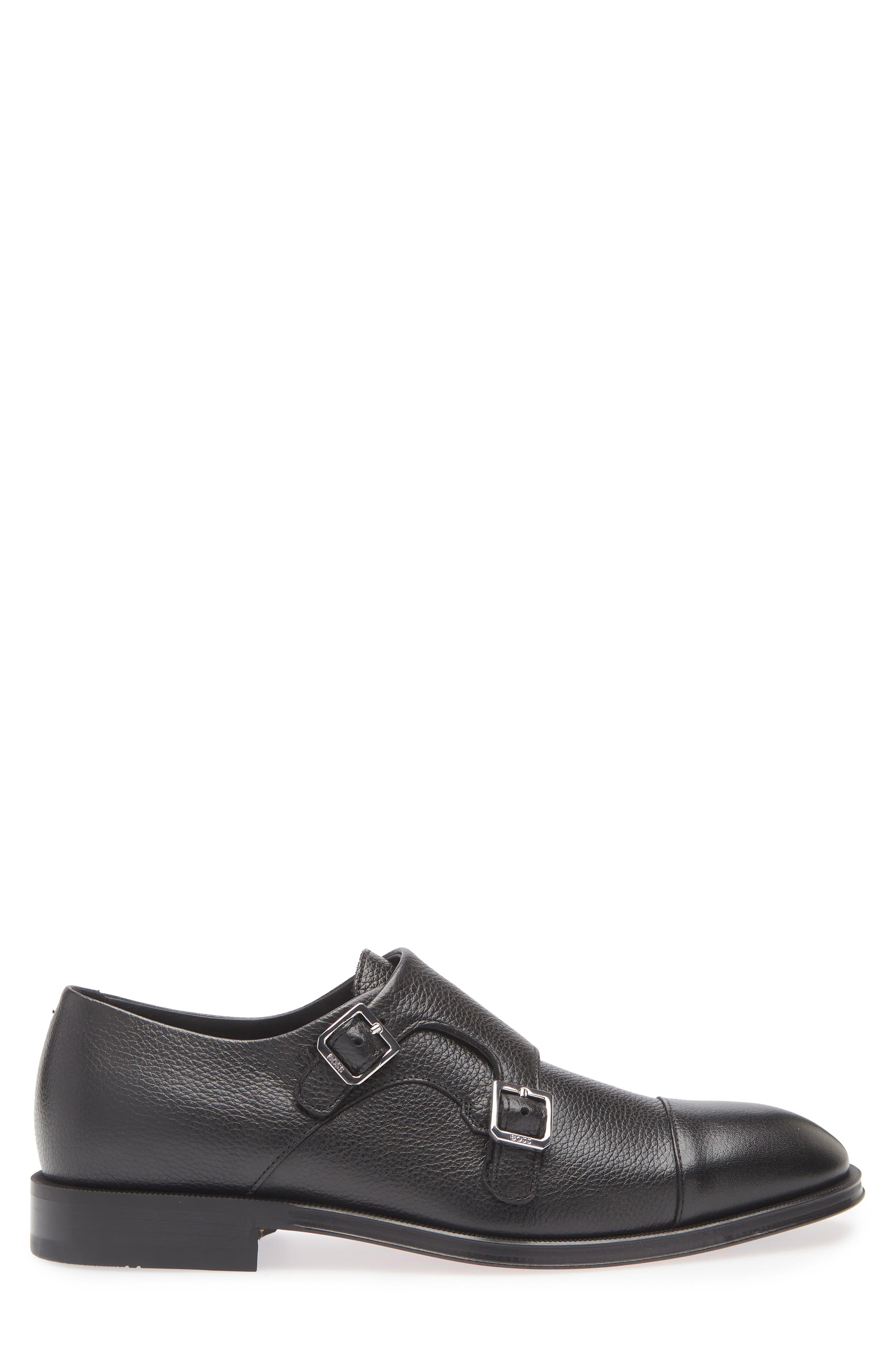 BOSS Derrek Double Monk Strap Shoe, Alternate, color, 
