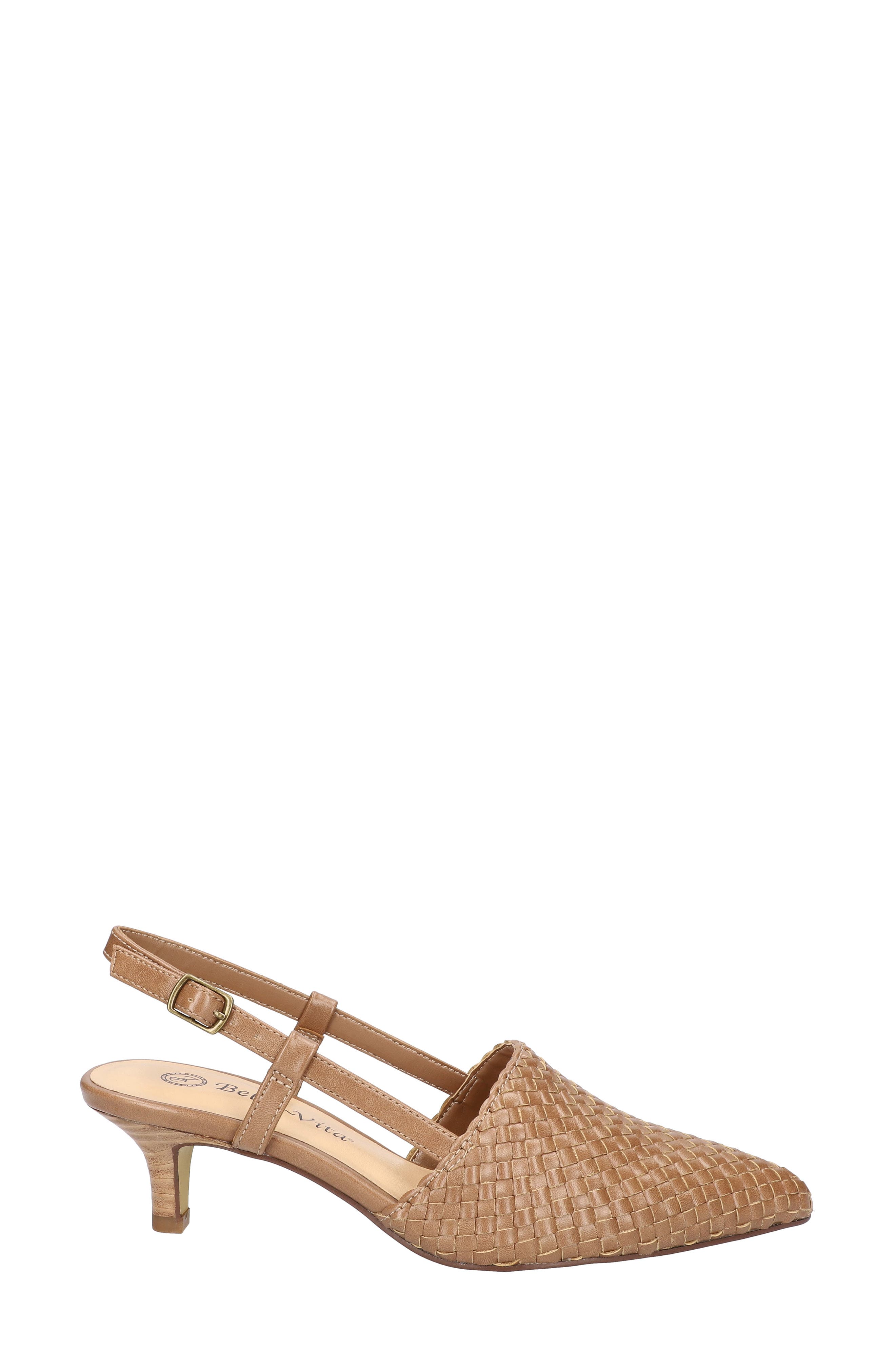 Kaisley Kitten Heel Slingback Pump, Alternate, color, NUDE