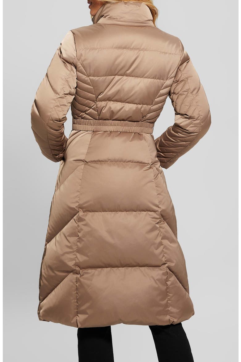 Olga Down Puffer Coat with Removable Hood, Alternate, color, WET SAND