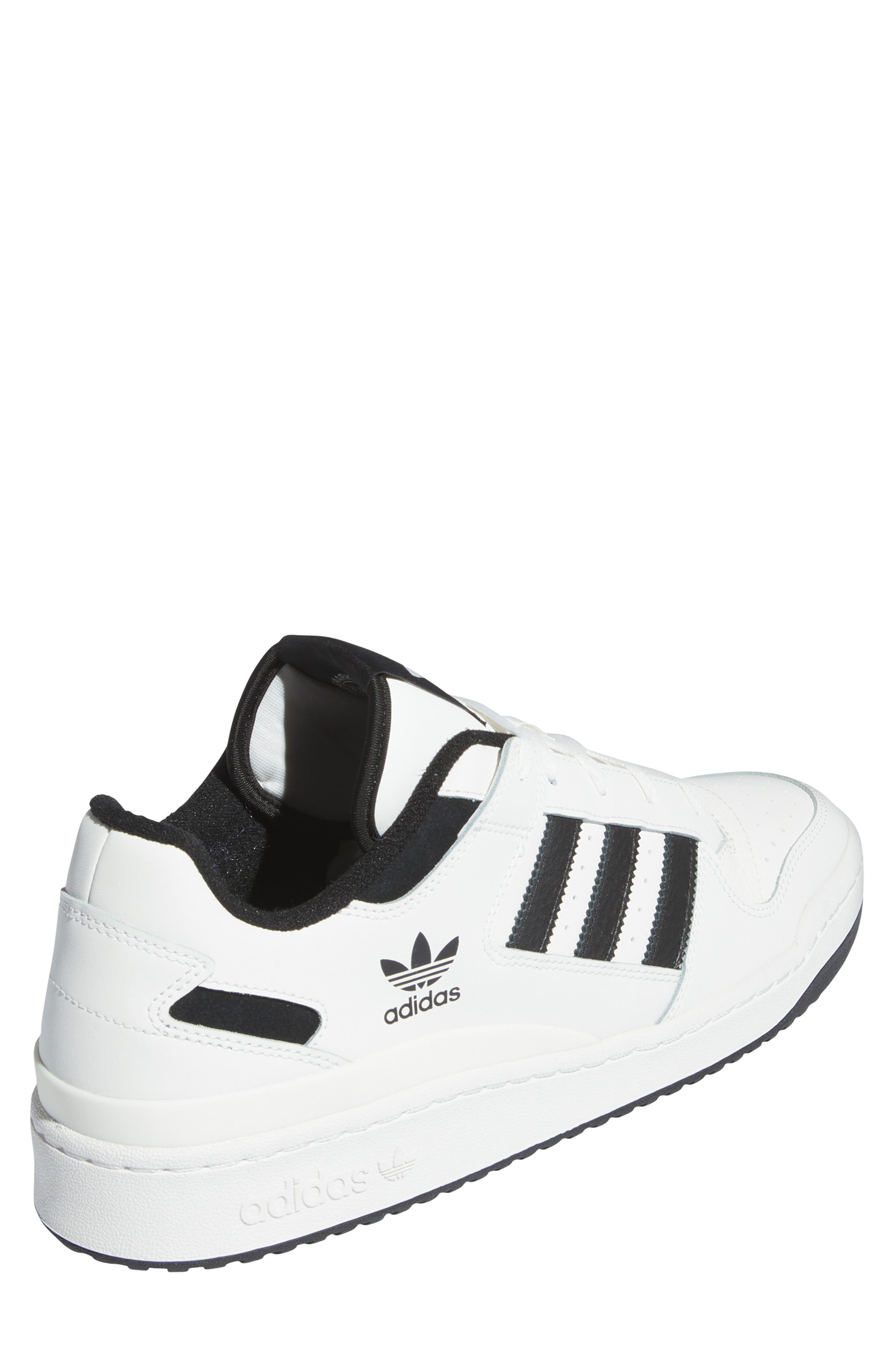 adidas Forum Low CL Sneaker, Alternate, color, White/ Black/ White