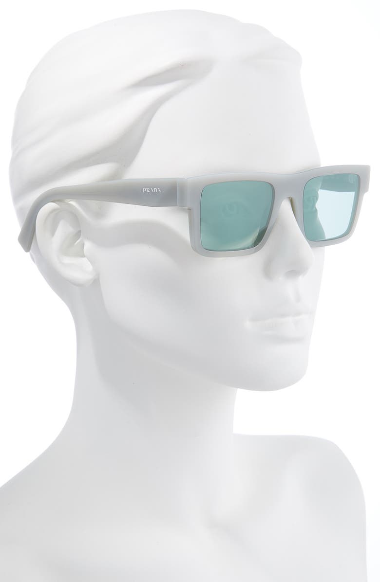 Prada 52mm Rectangular Sunglasses, Alternate, color, 