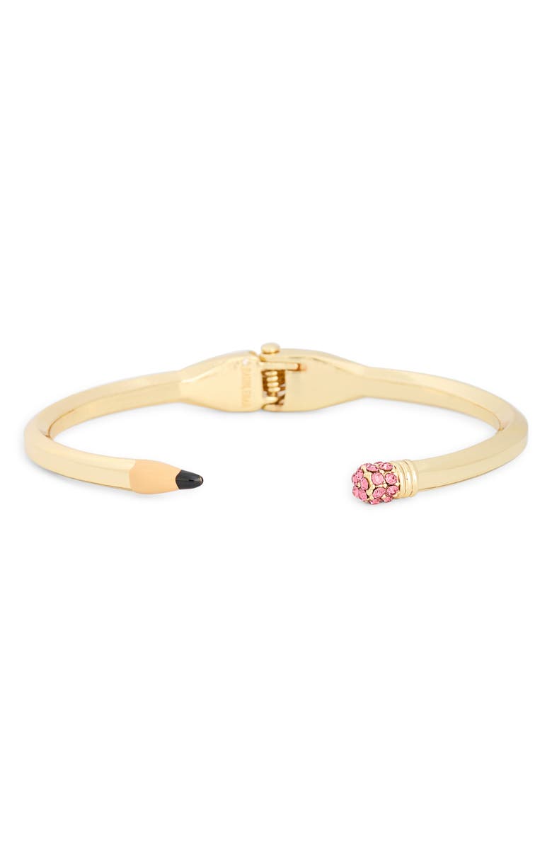 BaubleBar Pencil Cuff Bracelet, Main, color, Gold