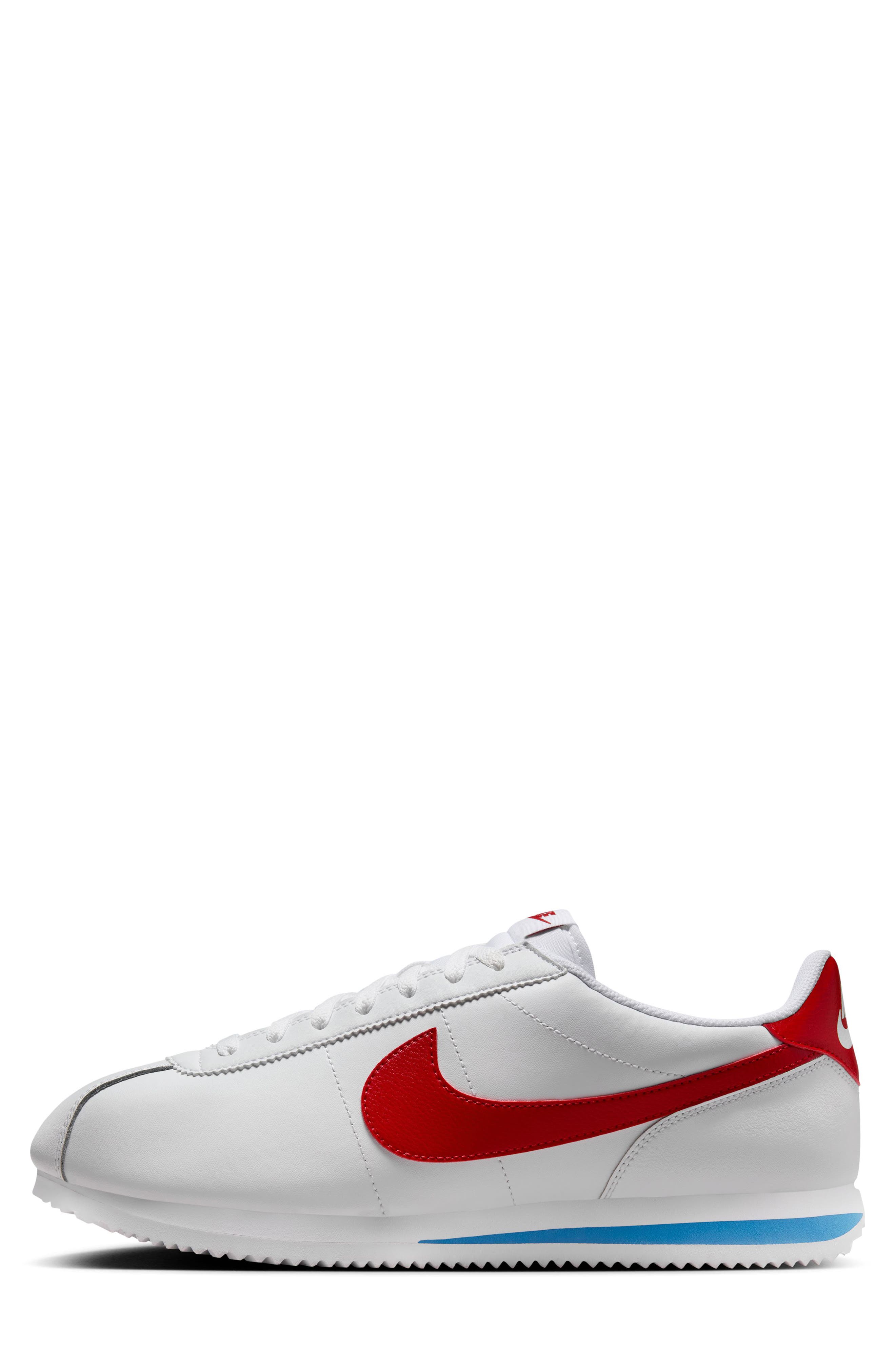 Nike Cortez Sneaker, Alternate, color, White/ Varsity Red/ Blue