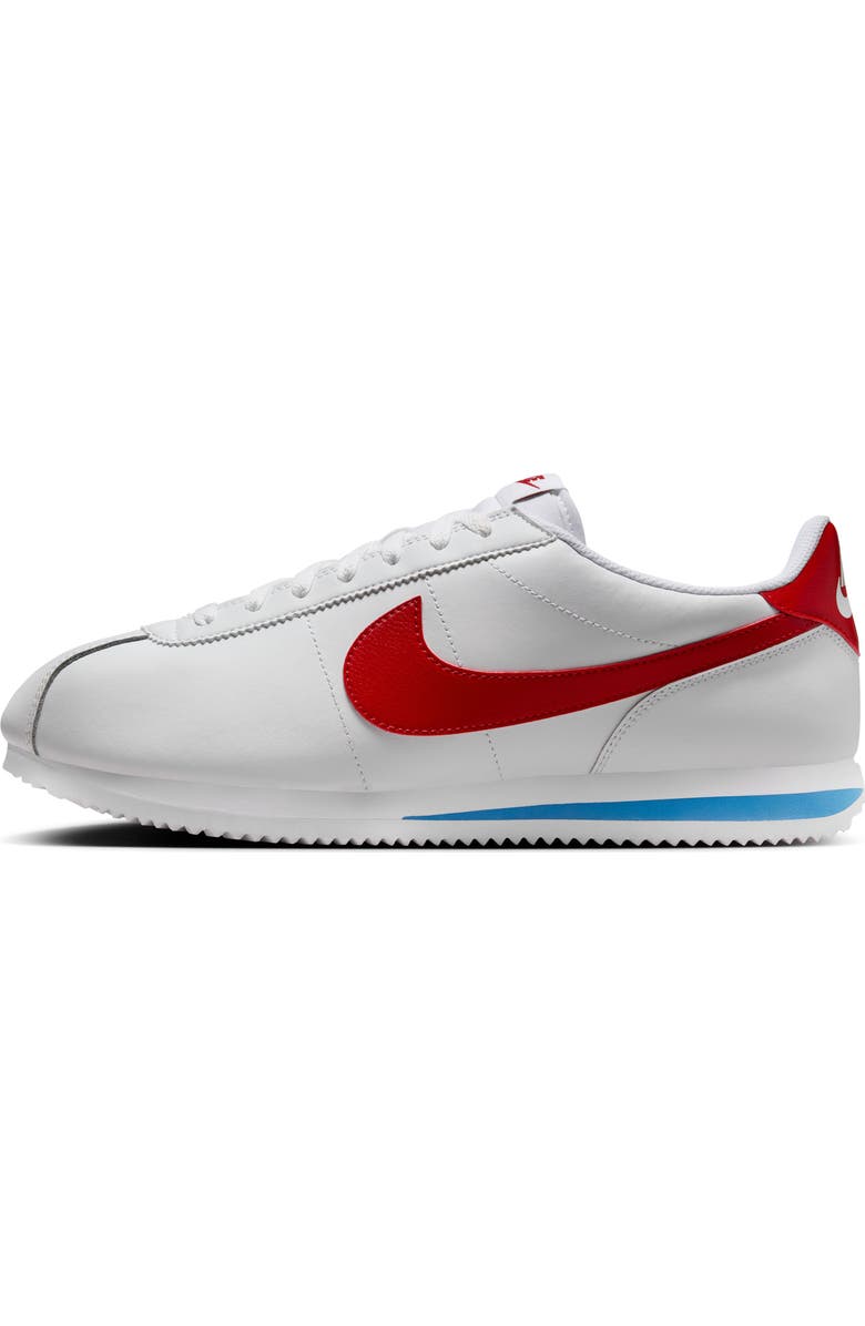 Nike Cortez Sneaker, Alternate, color, White/ Varsity Red/ Blue