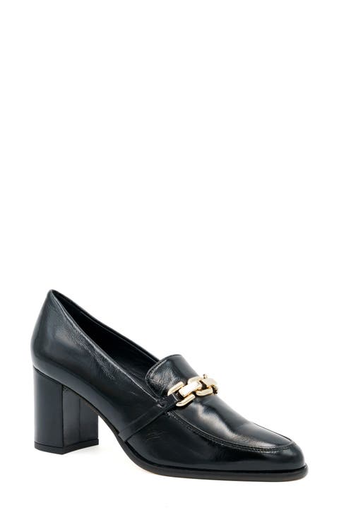 Ligure Leather Loafer Pump