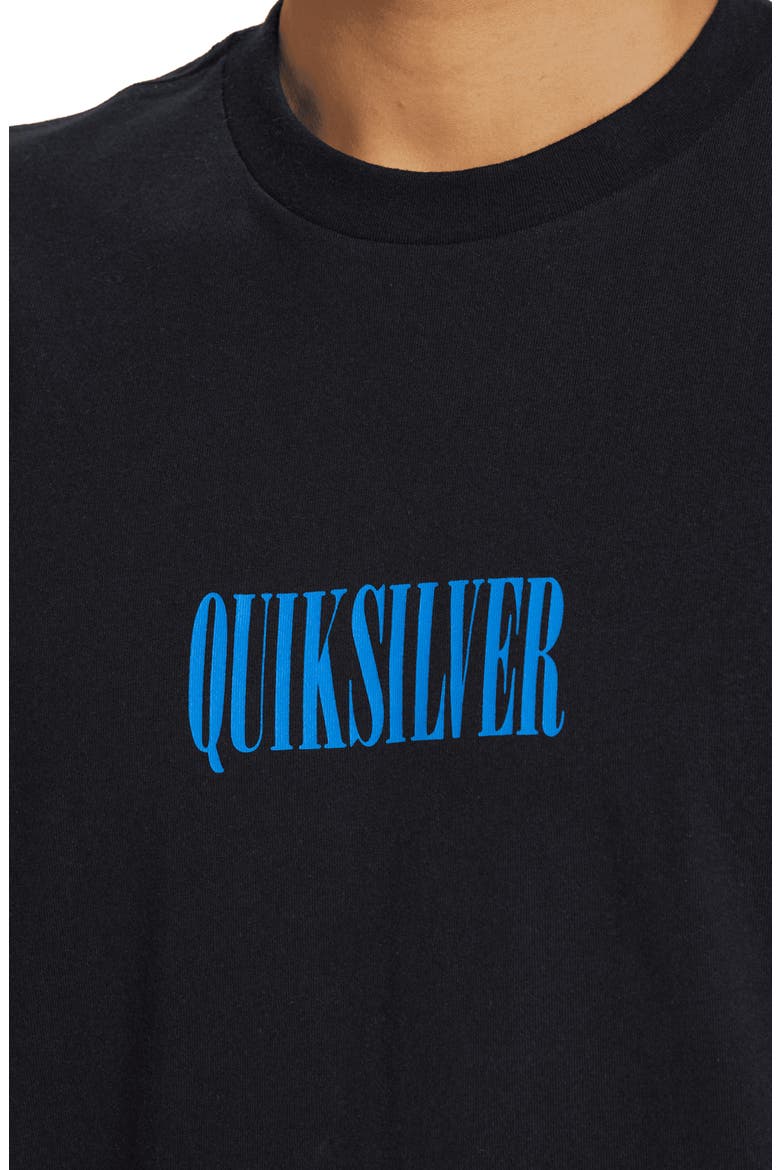 Silver Moe Logo Graphic T-Shirt, Alternate, color, BLACK