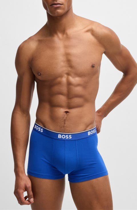 Assorted 3-Pack Power Stretch Cotton Trunks