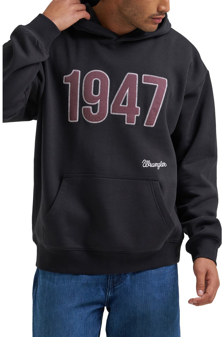 1947 Graphic Hoodie, Main, color, BLACK BEAUTY