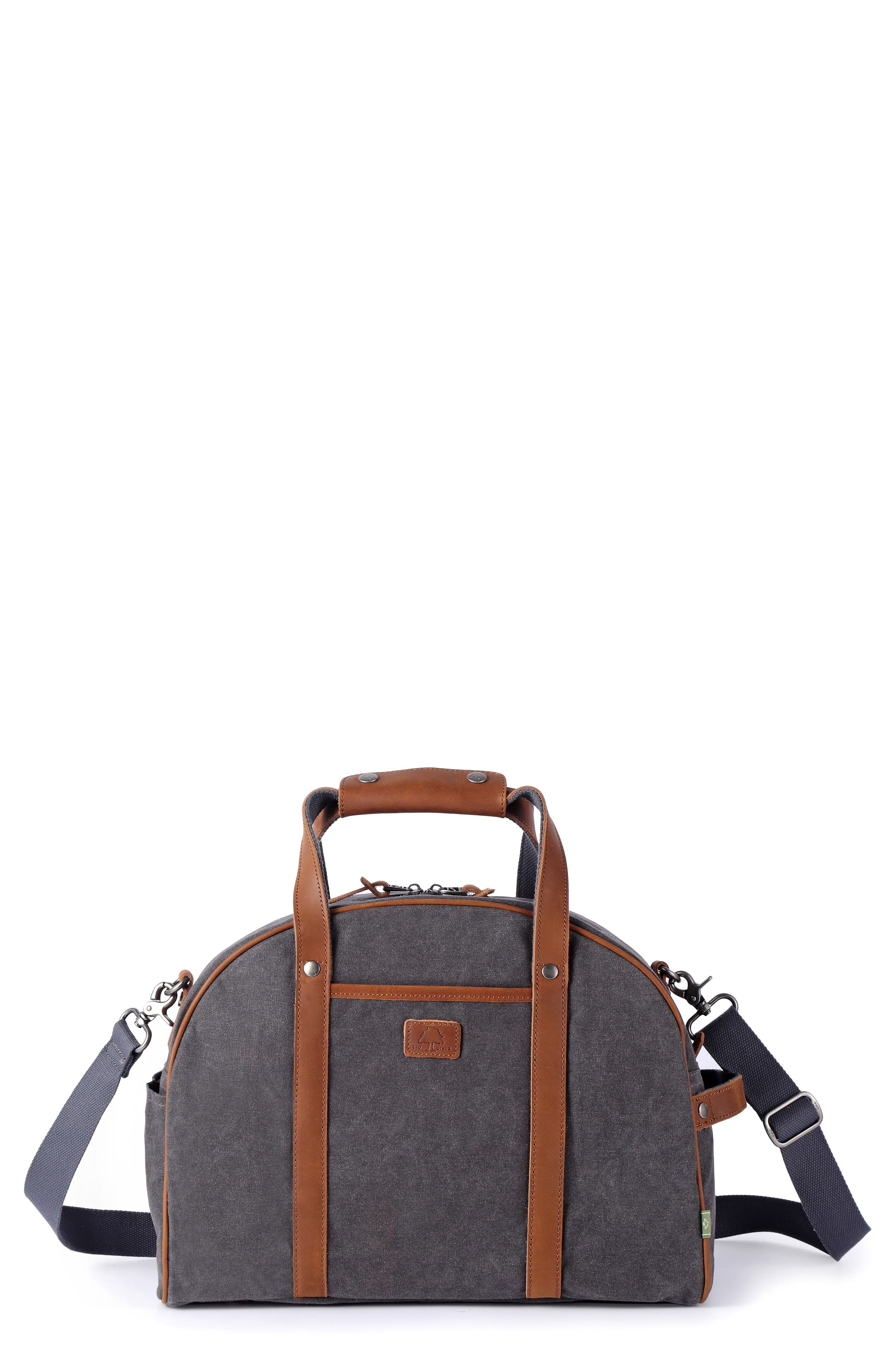 THE SAME DIRECTION Stone Creek Waxed Canvas Weekend Bag, Main, color, 